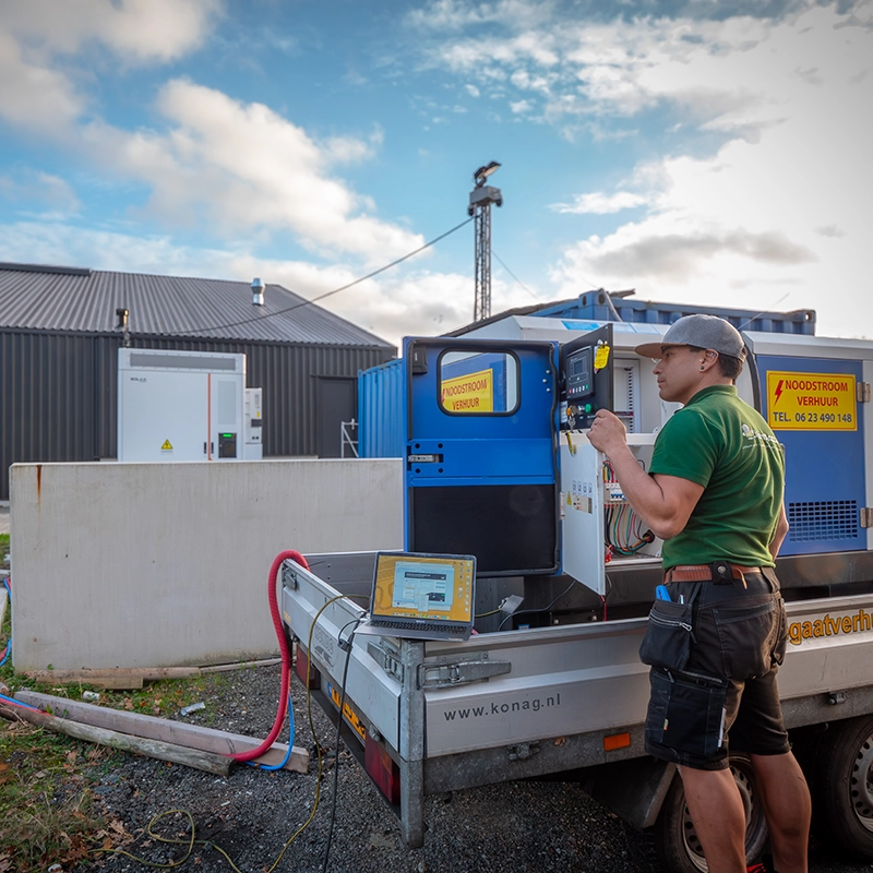 Noodstroom generator met een Solax Aelio